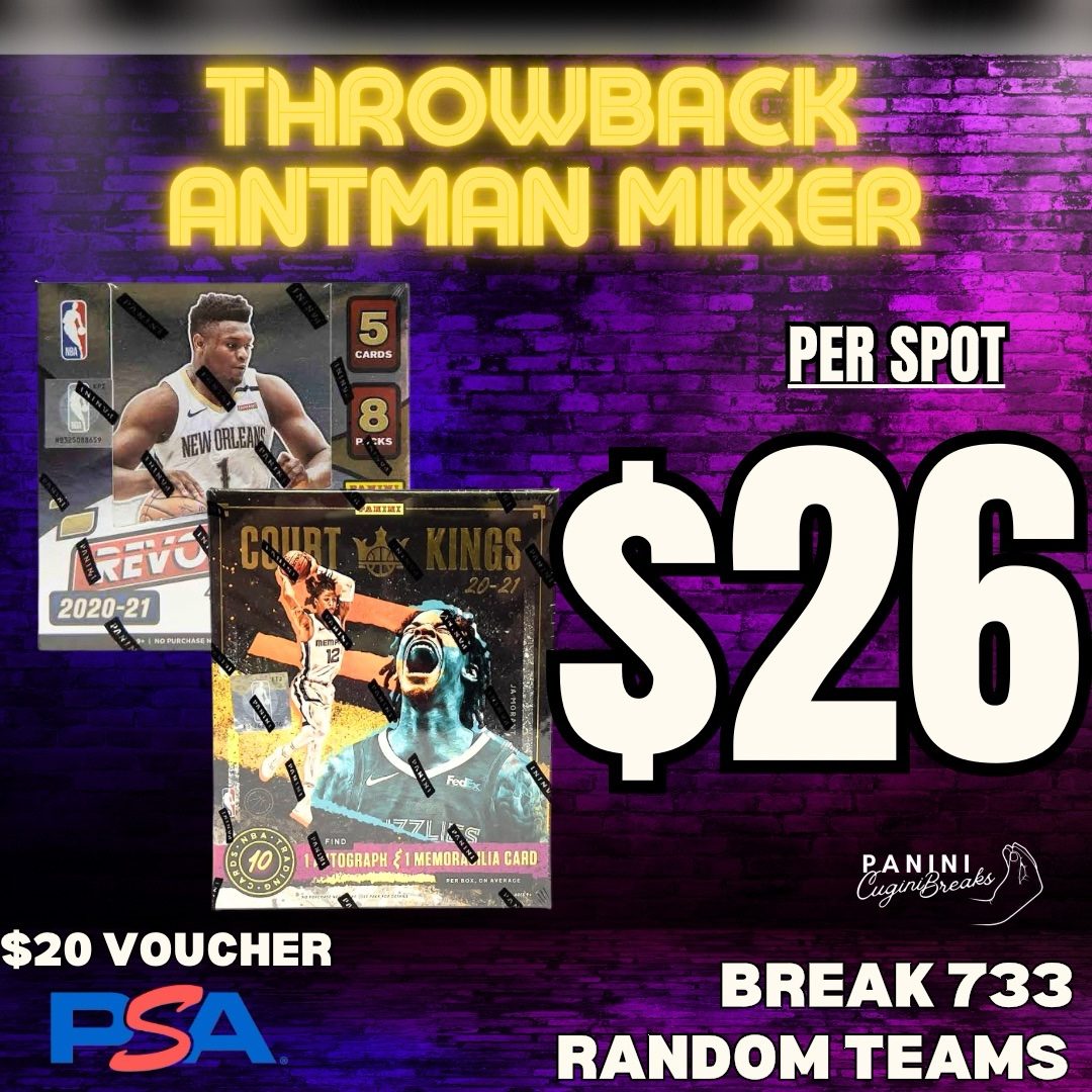 BREAK #733- ANTMAN ROOKIE CHASE MIXER!! RANDOM TEAMS!!