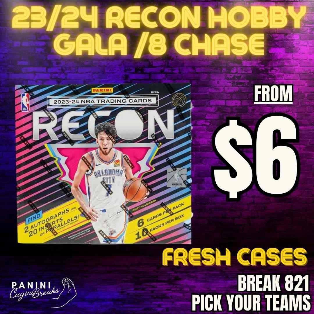 BREAK #821- $6 TEAMS FOR 23/24 RECON HOBBY!! PICK YOUR TEAMS!!