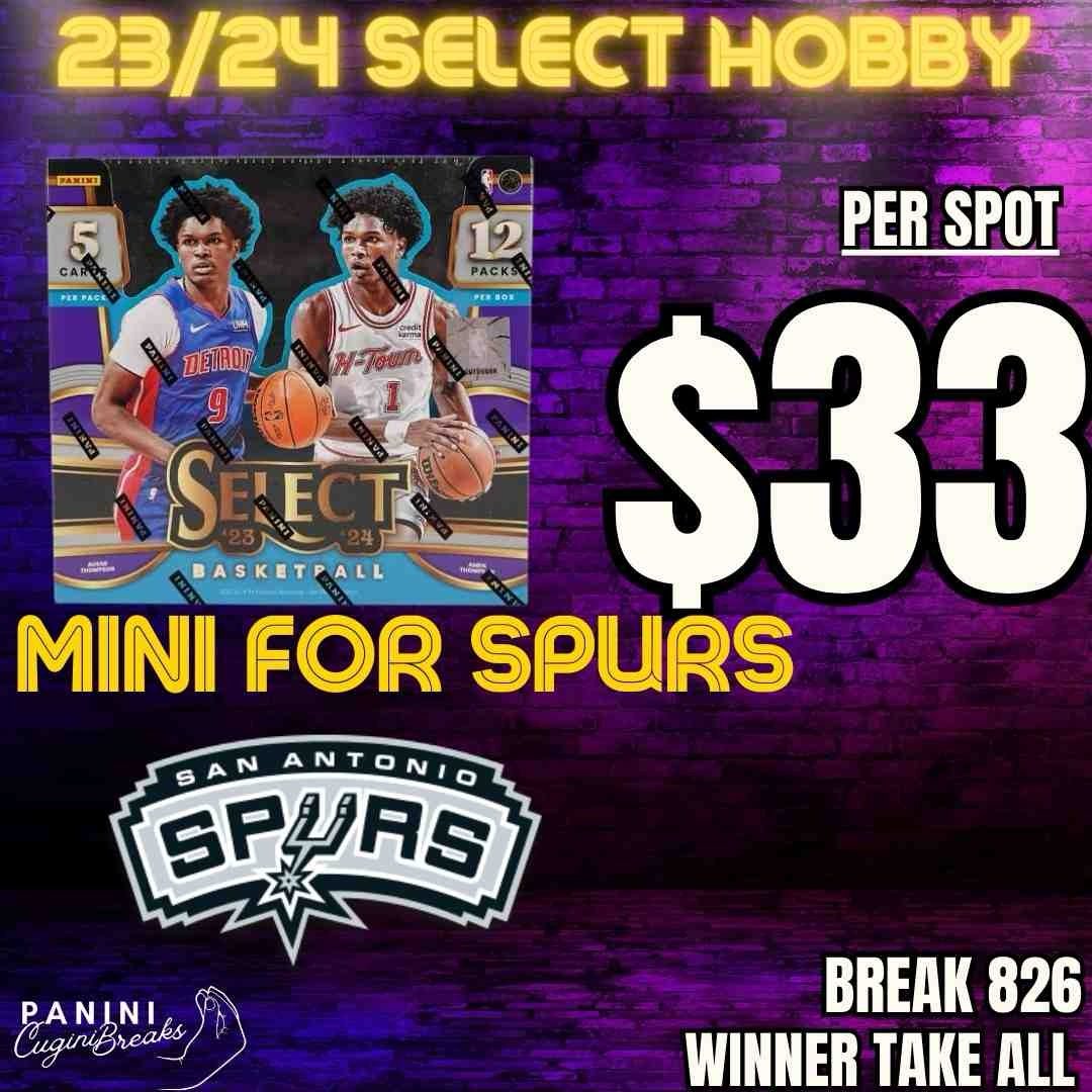 BREAK #826 – MINI TO CLOSE!! 23/24 SELECT HOBBY!! PICK YOUR TEAMS!!