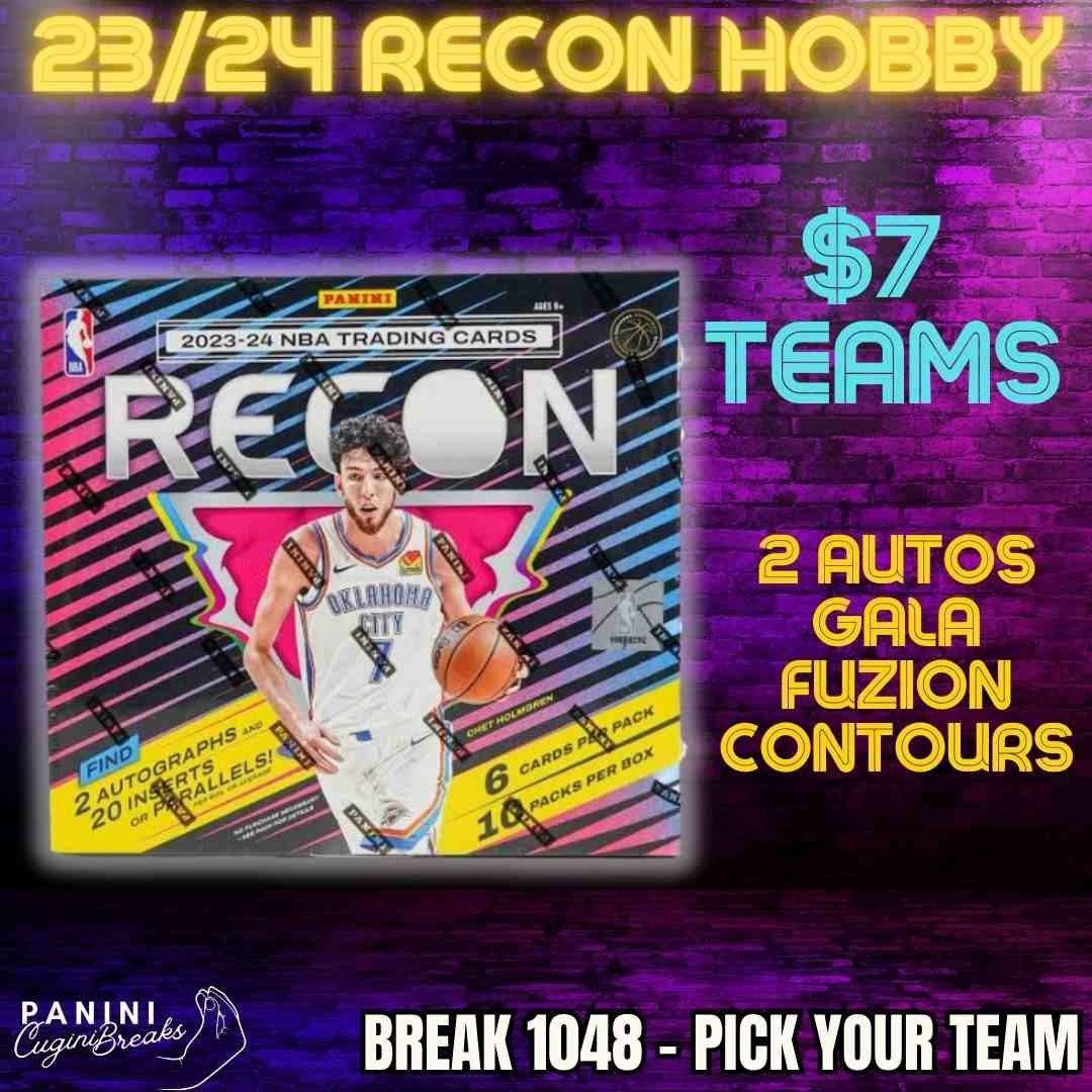 BREAK #1048- $7 TEAMS!! 23/24 RECON HOBBY!! PICK YOUR TEAMS!